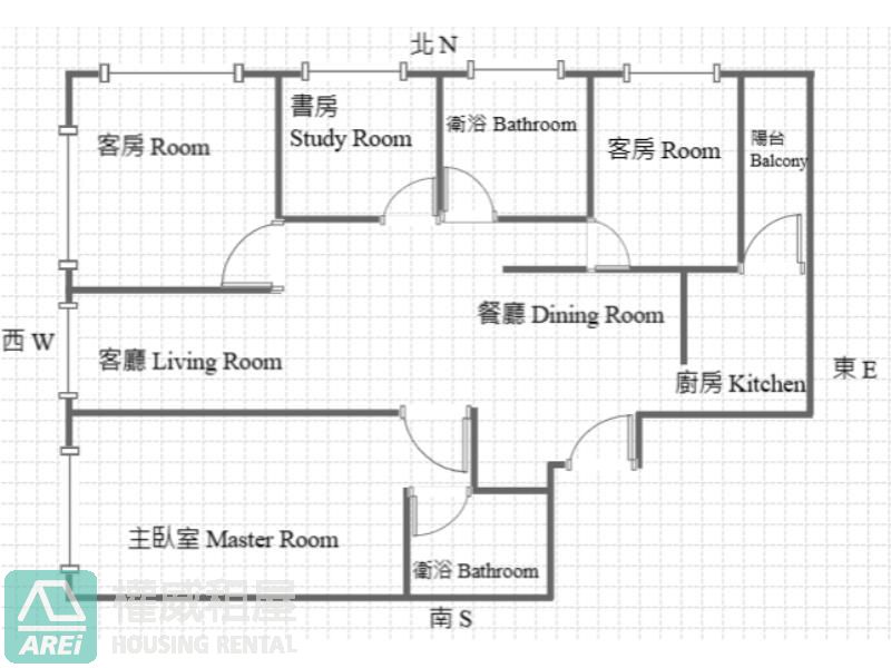 信義國小MRT圓頂溫馨4房平車