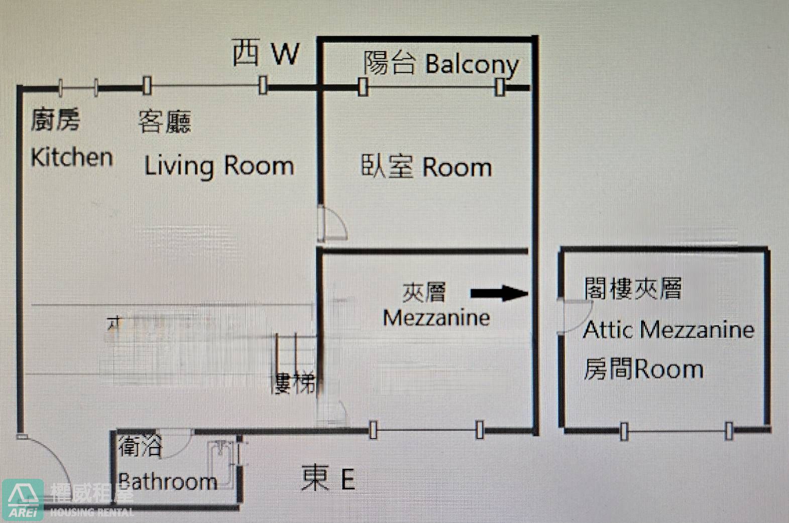 R13凹子底LRT24愛河之心璟立方挑高1+1房