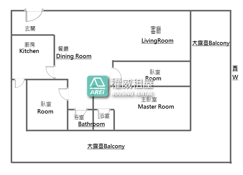 MRT橋頭三房平車大露台全民萬歲