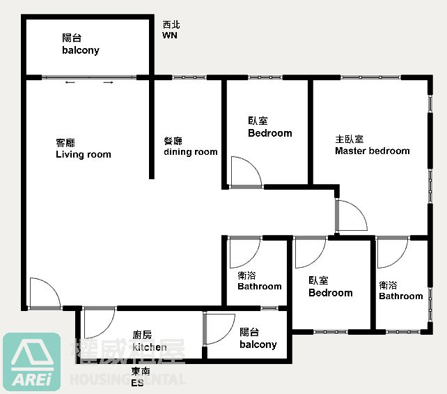 文山特區御廳苑空屋3+1房平車