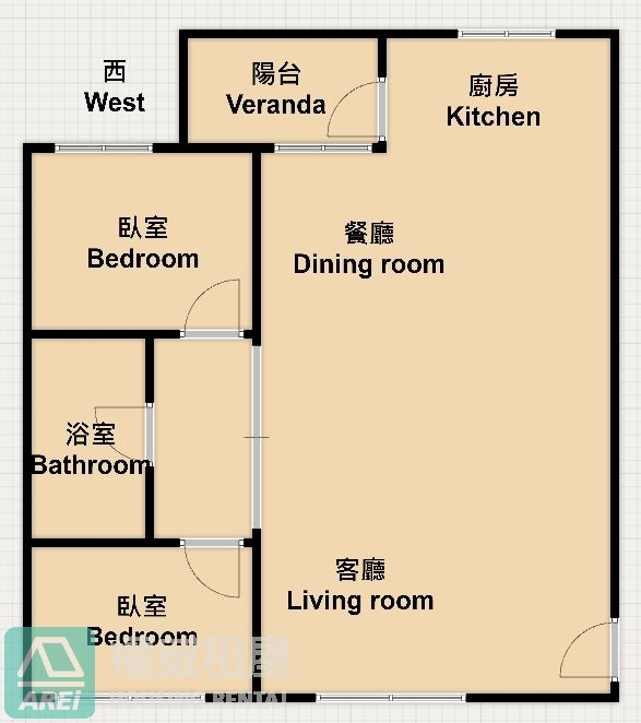 美術館東世界樂活2+1房車位可租補