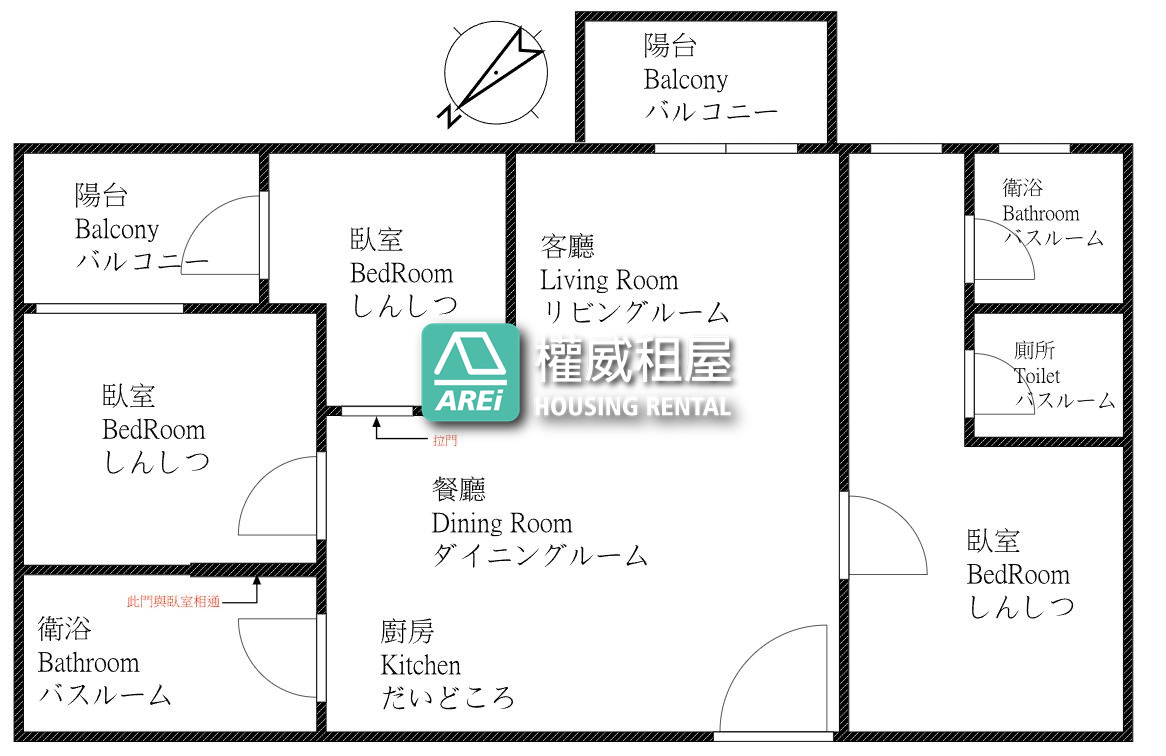 美術海 | 全新未住・簡約格調溫馨家居｜三房平車