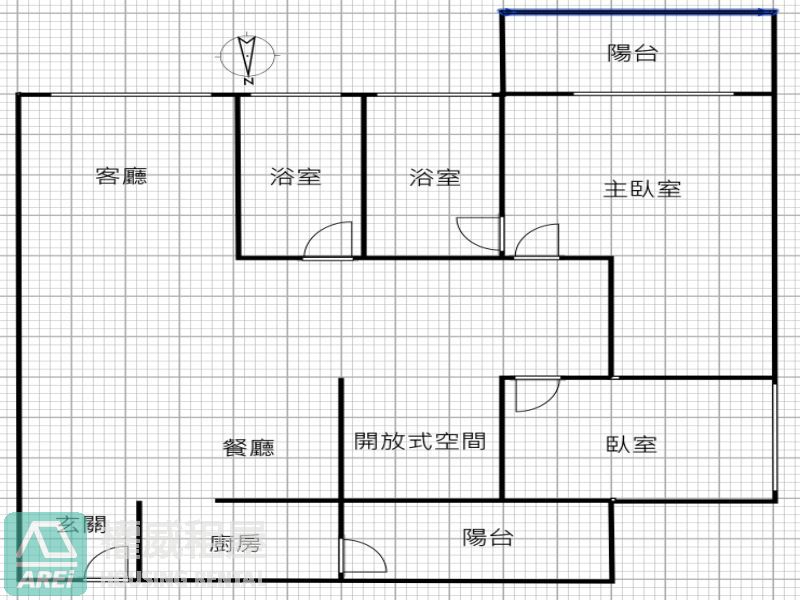 華鳳特區水舞嘉溫馨2+1房平車可租補