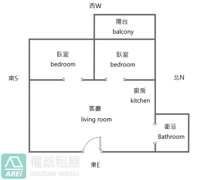 美樹香榭大露台方正溫馨2房