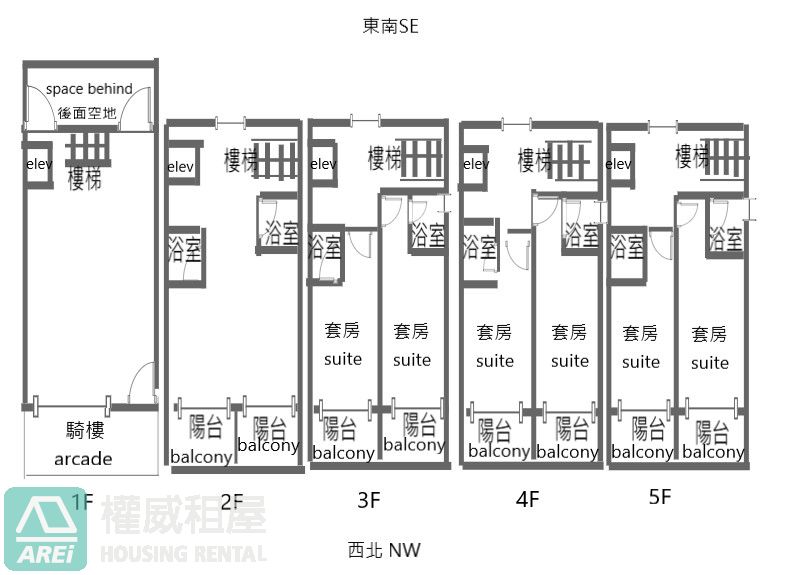 R14漢神百貨/全新1+2樓寬店面/另有6間電梯套房可租