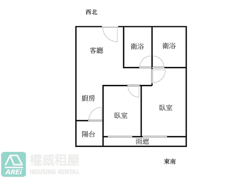 榮總商圈向young全新精緻兩房★