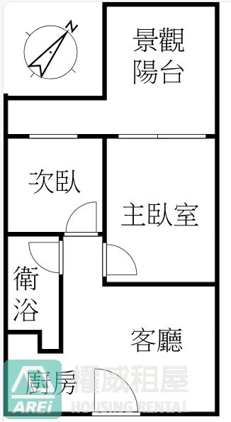 御金特區微美居|高樓美景全新出租2房平車