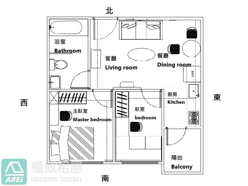 美好生活從此展開｜惟美術侘寂風新居兩房車位