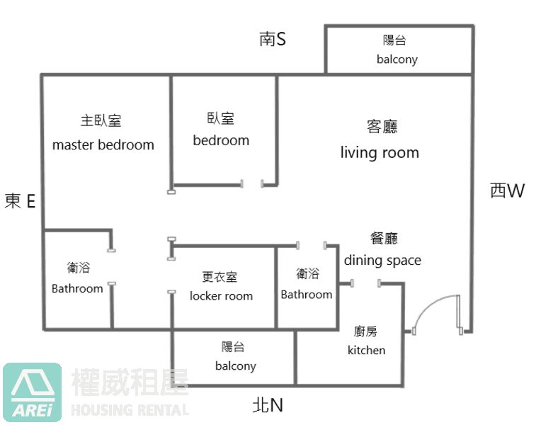 新都廳2採光精緻收納大2+1房平車