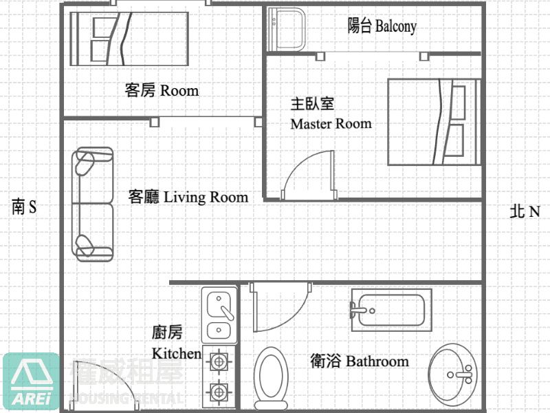 亞灣三多商圈聯上iHOME景觀精緻兩房