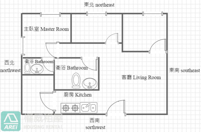 高鐵MRT城揚三越song現代舒適3房平車