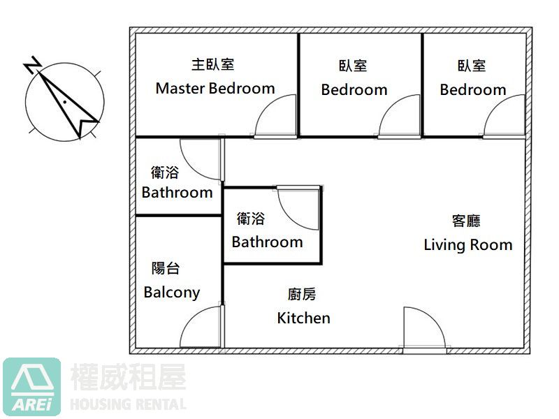 高鐵MRT城揚三越song現代舒適3房平車