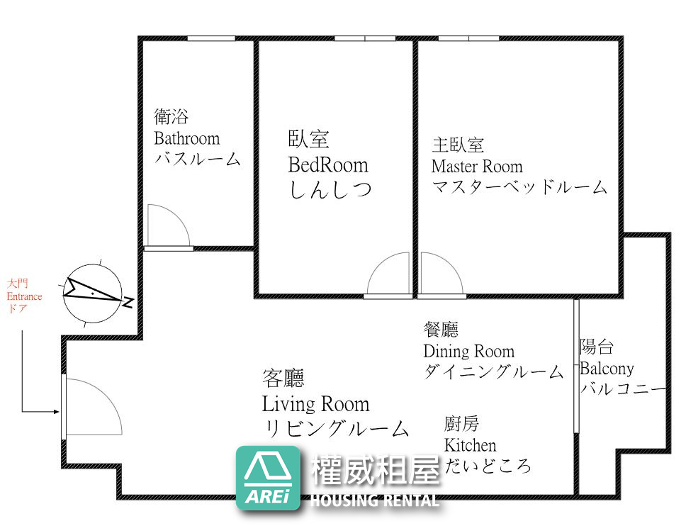 高醫商圈｜禹順敦品｜質感品味兩房