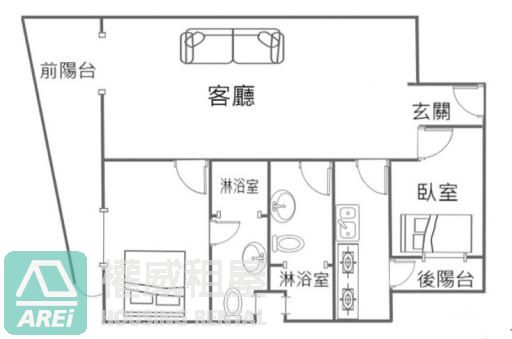 近文山KHouse北歐兩房機械車位可租補