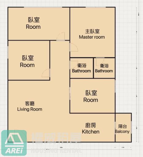 巨蛋及第電梯華夏溫馨四房平車租補