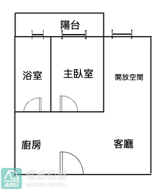 郡都當代小資族1+1房簡約風平車