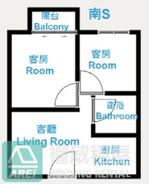 美麗島MRT達麗東京高樓景觀2房可租補