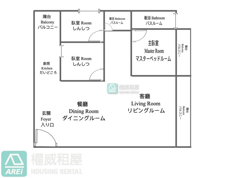 仁武商圈三房景觀空屋飛鳥觀止