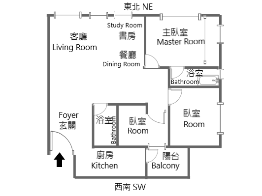 美術館惟美術|寬敞明亮全新3+1房平車