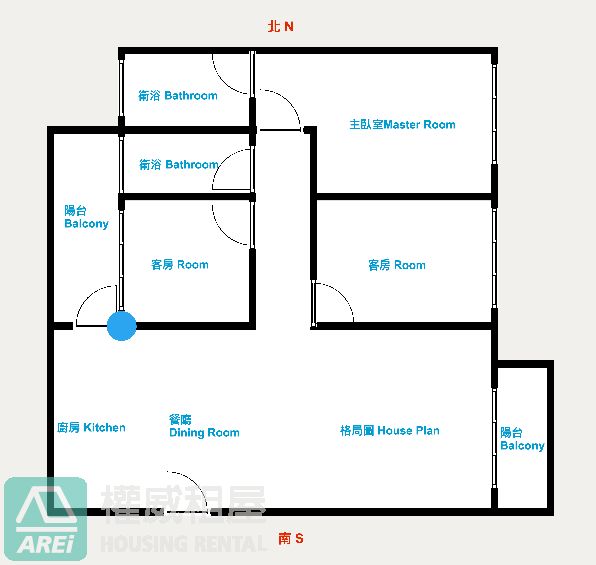 學院美術之星全新三房空屋平車