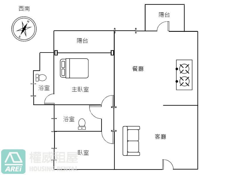 悅讀綠森活II浪漫北歐風2+1房&車位