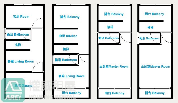 楠梓全新翻修空屋車庫透天