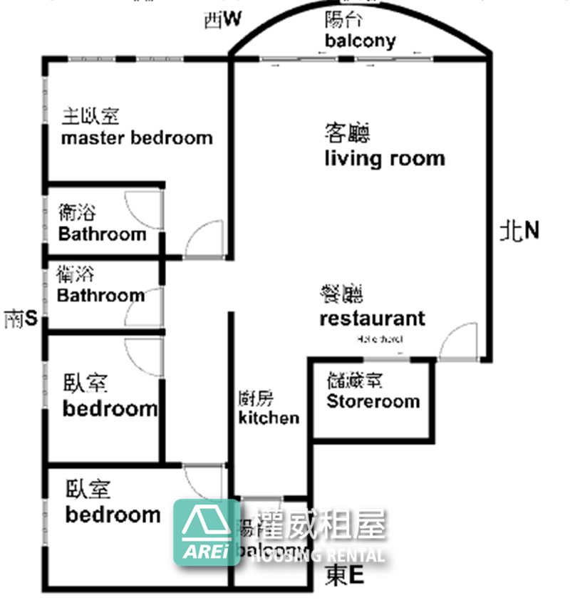 澄峰｜煥然一新現代風3+1房雙平車