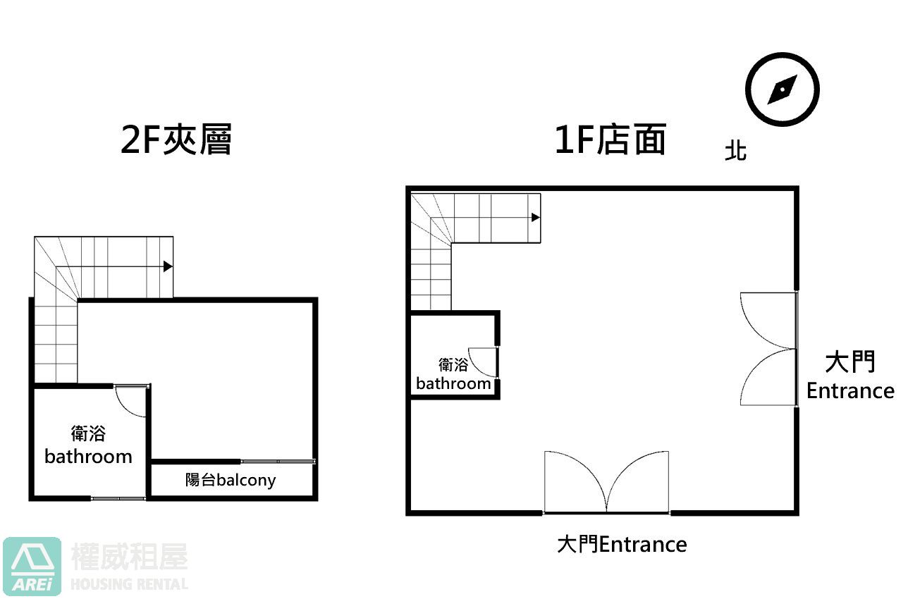 高醫郡都當代醒目三角窗店面(1樓+夾層)